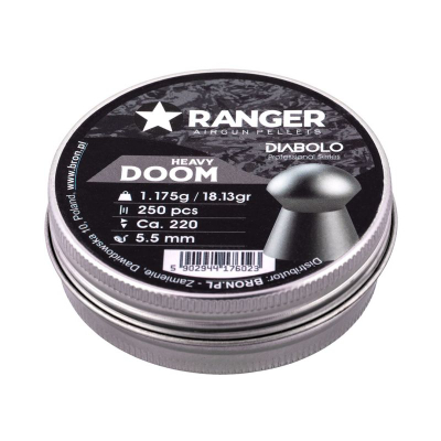 Fishek ajri Ranger Doom Heavy Diabolo, 5.5 mm, 1.175 g, 250 copë