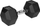 Сет тегови од леано железо Rebel Active HEX, 2x15kg, обложени со гума