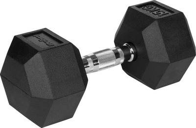 Сет тегови од леано железо Rebel Active HEX, 2x15kg, обложени со гума