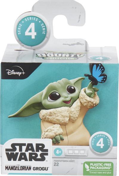 Фигурина играчка Војна на ѕвездите Грогу Bounty Collection, игра со жаба, шаренолика