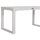 Tavolinë anësore oborri Homemania Lounger Sentry HM6275.01, alumin, 87x43.5x45 cm, e bardhë