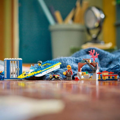 Set lodër LEGO® City 60355 Coast Guard Detective Mission, 278 pjesë