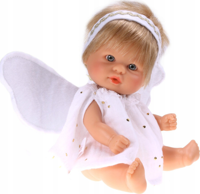 Kukull bebe Asi Bomboncin Doll, 20cm, duket si e vërtetë, rozë