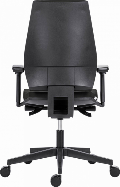 Karrige zyre ergonomike Powerton ERGO SIMA Office, mbështetje lumbare, mbështetëse krahësh 3D, e zezë