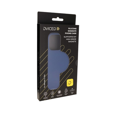 Dviced Silicone MagSafe iPhone 17 Pro Case, Blue