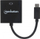 Kabllo Manhattan USB-C në DisplayPort 1.2, 4K 30Hz, 21cm, e zezë