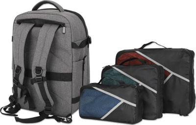 Çantë shpine Manhattan Laptop Backpack, 17.3\", 40L, gri