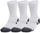 Çorape Under Armour 1379512 100, set 3 palë, unisex, të bardha