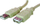 Kabllo zgjatues USB Logo, USB A mashkull në USB A femër, 3 m, e zezë