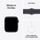 Apple Watch SE 3 GPS 44mm Midnight Aluminium Case with Midnight Sport Band, S/M