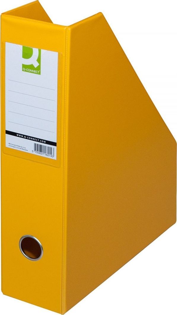 Kuti dokumentesh Q-CONNECT A4, 76mm, vertikale, PVC