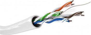 Kabllo rrjeti Goobay 94965, Cat6 U UTP, 100m, gri