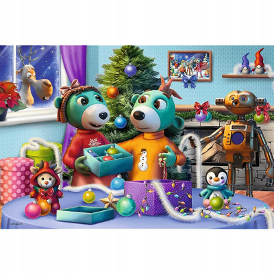 Сложувалка Trefl Treflik Family Holiday, 100 парчиња, 410 x 275 mm, повеќебојна