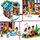 Set LEGO Friends Mobile Tiny House 41735, shpi e vogël kampingu me rrota, mbi 7 vjeç, shumëngjyrësh