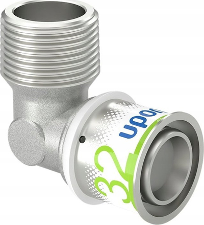 Lidhës këndor Uponor S-Press Plus 32 R1mt 1070537, çelik inoksi