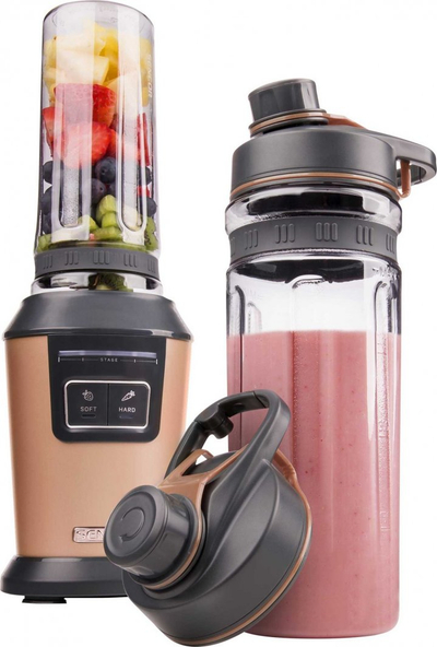 Blender smoothie Sencor SBL 7176GD, 800W, shishe 0.6L, ngjyrë metalike