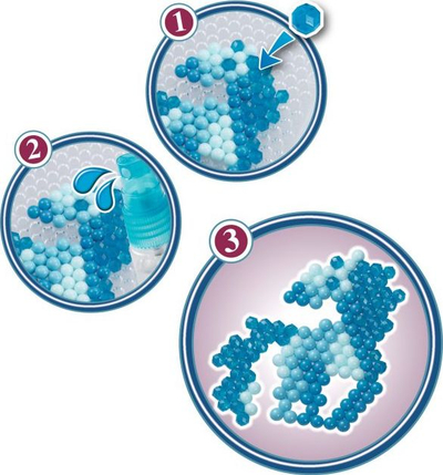 Set punimesh me dorë Aquabeads Frozen II Character, 600 rruza, për kalamaj, shumëngjyrësh