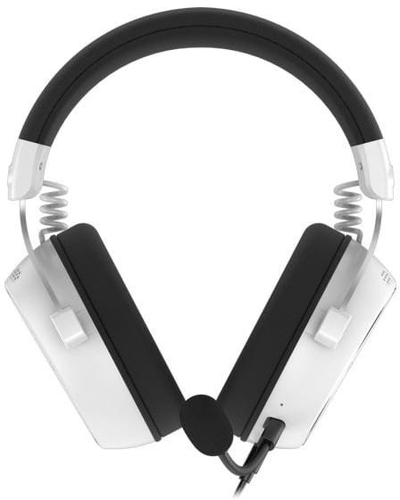 Kufje gaming me kabllo Hator Hypergang 3, 3.5mm, mikrofon që hiqet, të bardha