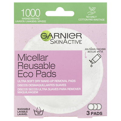 Tampona kozmetik Garnier Skin Active, 3 copa