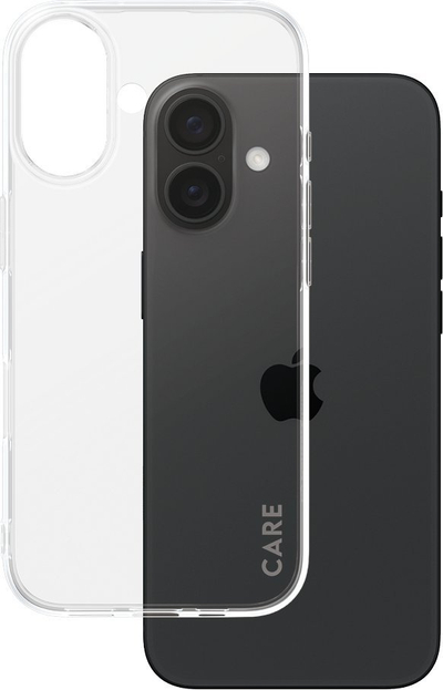 Футрола за телефон PanzerGlass CARE Fashionable Case X-Ray Soft Basic, за iPhone 16, проѕирна