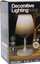 Lampë tavoline H&amp;S Collection LED, 20 LED, rikarikueshme me USB, e bardhë