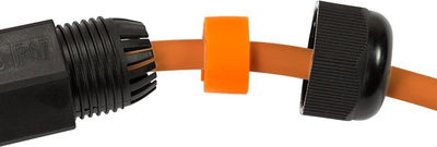 Konektor rrjeti LogiLink NP0081, 2x RJ45, IP67, ngjyrë e zezë