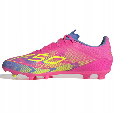 Këpucë futbolli adidas F50 League FG MG, Sprintplate 360, të bardha