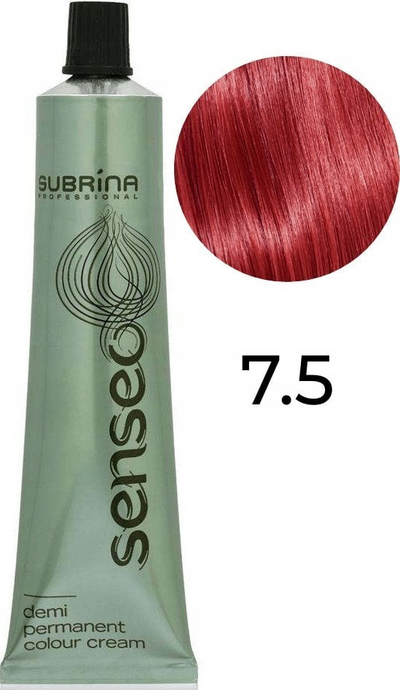 Ngjyrë flokësh Subrina Professional Senseo 7/5, gjysmë e përhershme pa amoniak, 60 ml, për gra