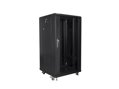 Kabinet rack Lanberg FF01-6622-12B, 22U, i zi