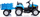Traktor elektrik për fëmijë LEAN CARS A009B, 12V, me drita, blu