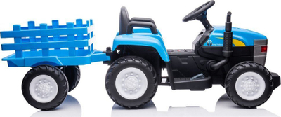 Traktor elektrik për fëmijë LEAN CARS A009B, 12V, me drita, blu