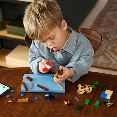 Lodër ndërtime LEGO Minecraft 21259 Pirate Ship Voyage, set piratësh, mbi 8 vjeç, shumëngjyrësh