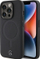 Mbulesë telefoni Mercedes MEHMP15X23RCMK për iPhone 15 Pro Max, lëkurë ekologjike Smooth, MagSafe, e zezë