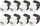 Modul rrjeti Digitus Keystone Jack CAT6, pa ekran, set me 8 copa, i bardhë