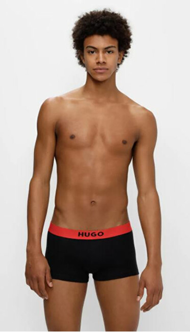 Set mbathje për meshkuj Hugo Boss, 2 palë, të kuqe/zeza