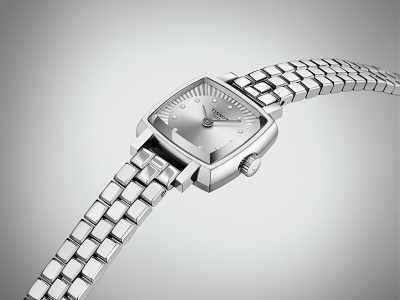 Orë për femra Tissot T-Lady Lovely Square T058.109.11.036.01, e argjendtë