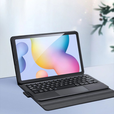 Kapak tablet Dux Ducis Samsung Galaxy Tab S6 Lite, tastierë Bluetooth, touchpad, i zi