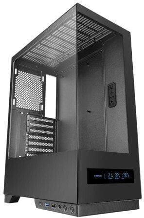Гејминг куќиште Mars Gaming MC-Pulsar, ATX, LCD панел, двоен калено стакло