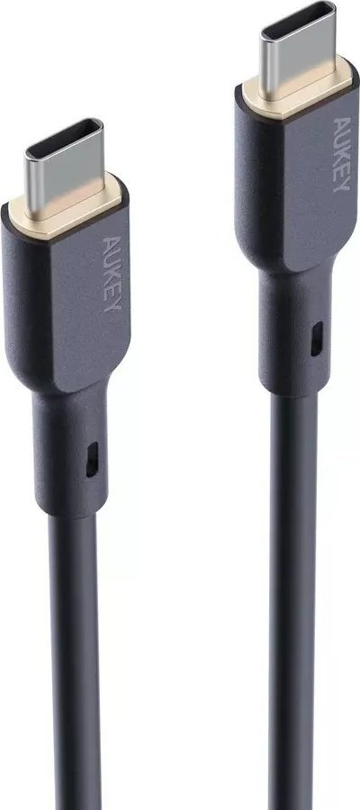 Kabllo USB Aukey CB-SCC101, USB-C në USB-C, 1 m, 100W, e zezë