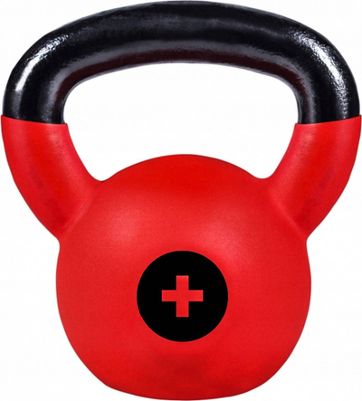 Kettlebell THORN+FIT prej gize, 6kg, i kuq