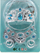 Сет накит за деца ADAR Beauty 514447, дијадема принцеза, ѓердан и обетки, сребрена со сини камчиња