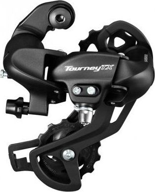 Ndërrues mbrapa Shimano Tourney RD-TX800, 7 8 marshe, për biçikletë, i zi