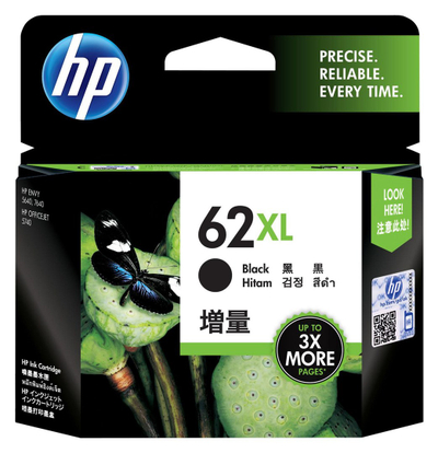Ngjyrë për printer HP 62XL, 600 faqe, e zezë