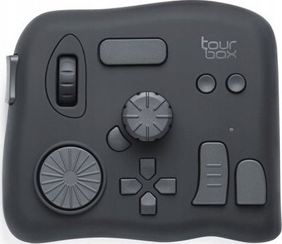 Kontroller kreativ TourBox NEO, me kabllo, programueshëm, ngjyrë e zezë