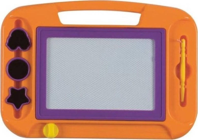 Dërrasë vizatimi magnetike Eddy Toys, me vulëza, portokalli