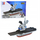 Set ndërtimi LEAN Toys Military Vehicles 2 në 1, 106 pjesë, për kalamaj 6+