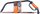 Sharrë hark Black+Decker Bow Saw, 61 cm, me dorezë komode, ngjyrë e zezë me portokalli