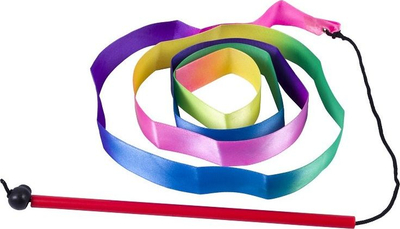 Lojë me shirit artistik Icom Polska Artistic Ribbon, 125cm, me shkop, shumëngjyrësh