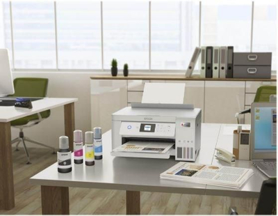 Pajisje shumëfunksionale Epson EcoTank ET-2856, inkjet me ngjyra, WiFi, e bardhë