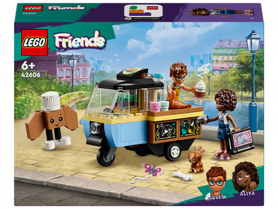 Lodër ndërtimi LEGO Friends Mobile Bakery 42606, set pastiçerie, për fëmijë